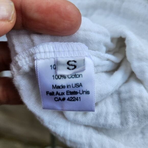 Stark X Off shoulder white gauze top - Picture 2 of 6